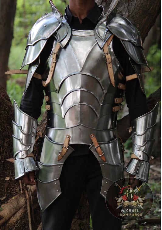 Medieval half body armor | Half body armor suit | Best wearable armor for him | Plates Fantasy Half Body Armor