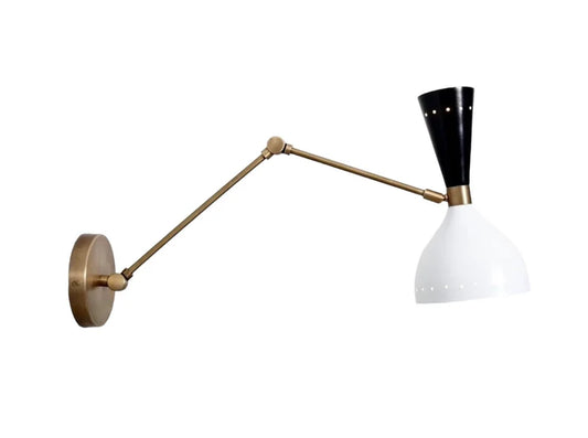 Articulated Modern Brass Sconce Midcentury Modern Stilnovo Style Wall Lamp Modern Wall Lamp Light, Bed Reading Light Lamp Kitchen 2 light