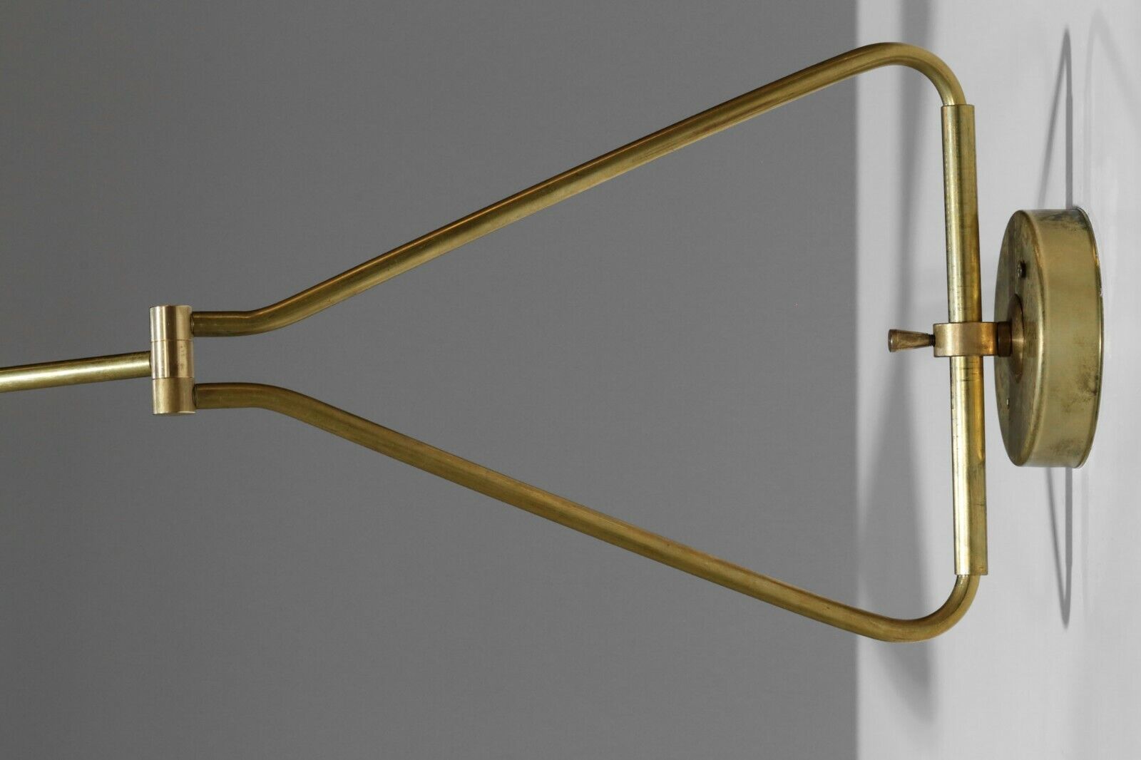 Italian Adjustable Wall Light Diabolo Modern Brass Wall Fixture Sconce 2 Bulbs - Retro Handicrafts