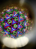 Kaleidoscope - Personalized Double Rotating Glass Wooden And Brass Prismatic Kaleidoscope - GIft for Loved One, Best Classic Gift Idea - Retro Handicrafts