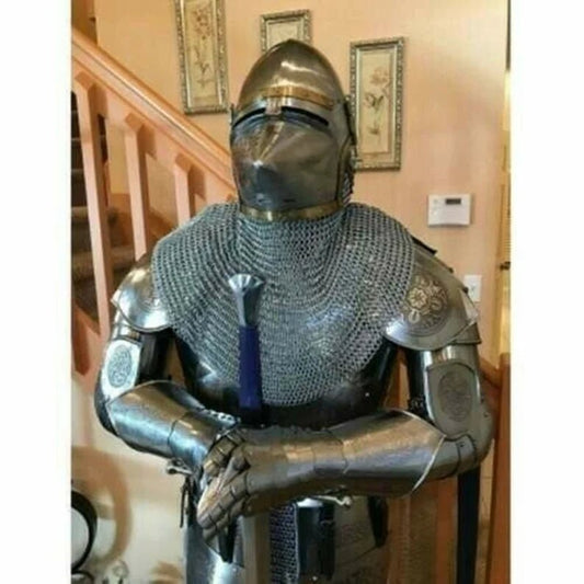 Knight Gothic Suit Of Armor, Combat Full Body Armour - Retro Handicrafts