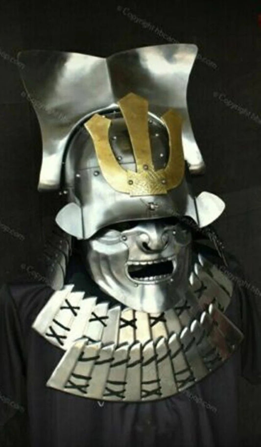 Knight Medieval Steel Japanese Samurai ZUNARI Helmet Replica - Retro Handicrafts