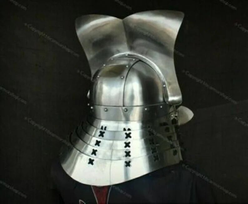 Knight Medieval Steel Japanese Samurai ZUNARI Helmet Replica - Retro Handicrafts