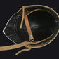 Side view of a traditional Bascinet helmet, crafted for durability and knightly protection.