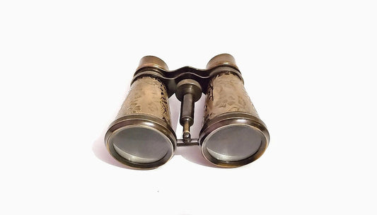 London 1857 R & J Beck ltd Brass Binocular Antique Finish Vintage Gift with leather - Retro Handicrafts