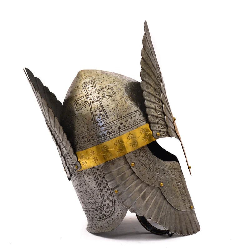 Lord of the Rings Elendil Helmet Medieval Crusader Centurion Bird Helmet The Elite Knight Helmet Gift - Retro Handicrafts