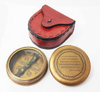 Magnetic directional compass for camping and outdoor adventures, offering accurate navigation