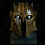 Mandalorian Helmet Armorer Helmet Antique Finish by Star Wars Mandalorian Series - Retro Handicrafts