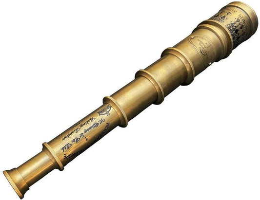 Maritime Antique Brass Telescope 18" Victorian Marine Handheld Nautical Spyglass Helloween Gift - Retro Handicrafts