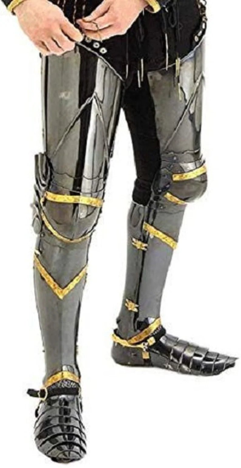 Medieval Black Armour Suit ~ Combat Full Body Halloween Armour Suit - Retro Handicrafts