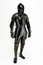 Medieval Black Armour Suit ~ Combat Full Body Halloween Armour Suit - Retro Handicrafts