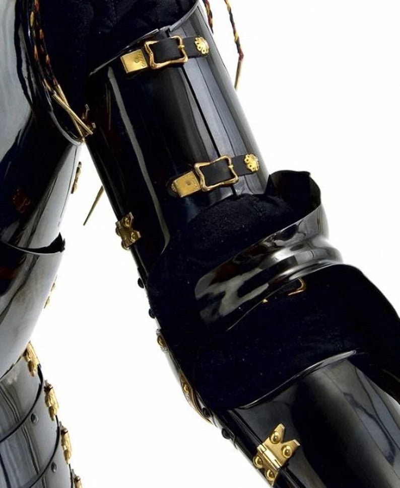 Medieval Black Armour Suit ~ Combat Full Body Halloween Armour Suit - Retro Handicrafts