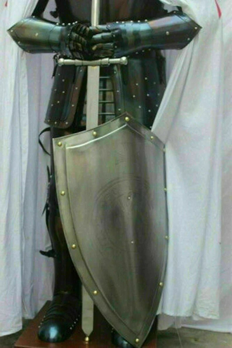 Medieval Black Templar Suit Of Armour - Retro Handicrafts