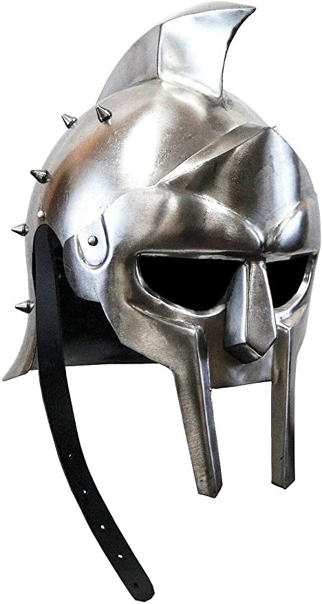 Medieval Gladiator Movie Replica Helmet Warrior Armor Knight Adult Costume - Retro Handicrafts