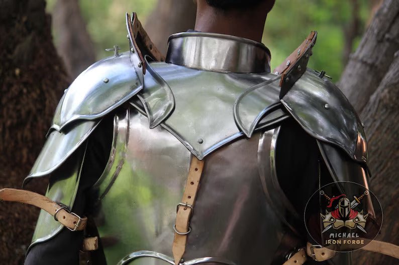 Medieval half body armor | Half body armor suit | Best wearable armor for him | Plates Fantasy Half Body Armor - Retro Handicrafts