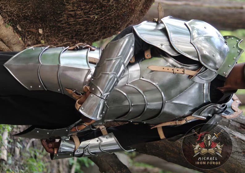 Medieval half body armor | Half body armor suit | Best wearable armor for him | Plates Fantasy Half Body Armor - Retro Handicrafts