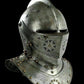 Medieval Helmet Replica best look 18GA SCA LARP Medieval Knight Tournament Close Armor Helmet - Retro Handicrafts