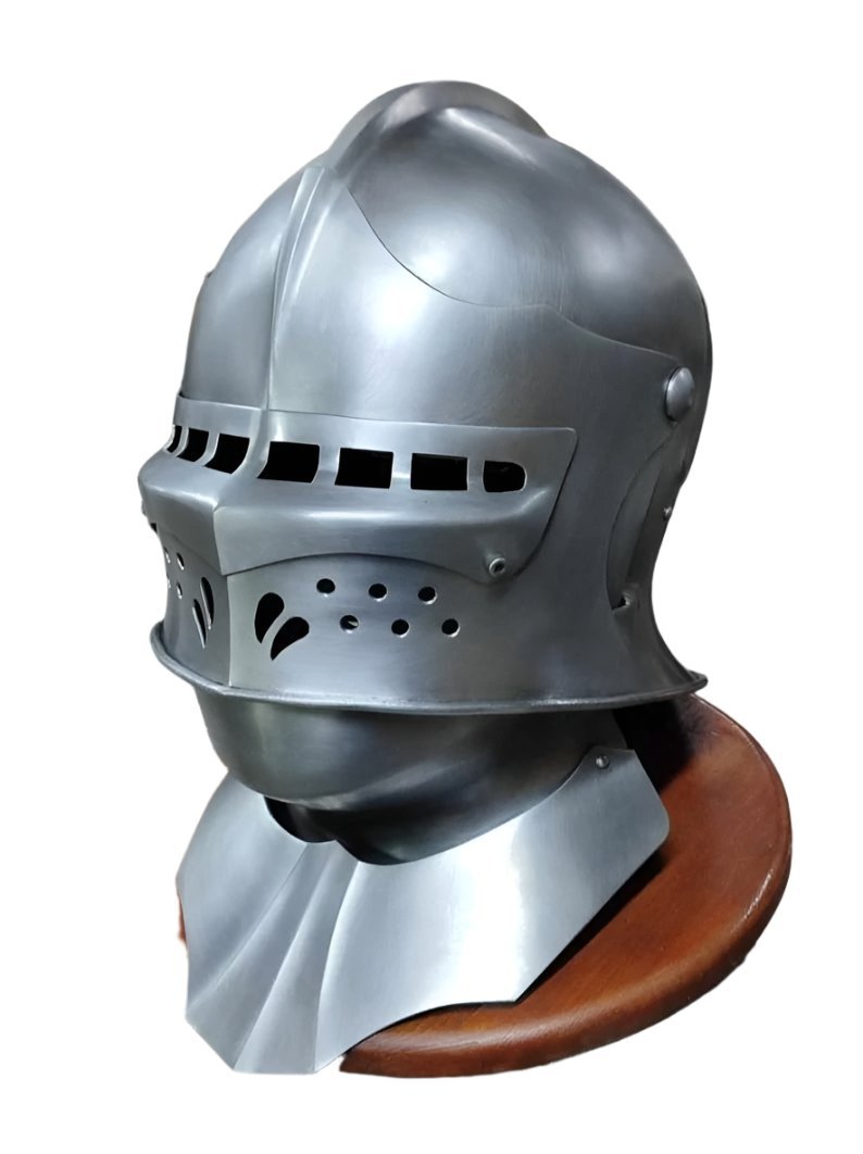 Medieval Helmet | Viking Battle Ready SCA Helmet I LARP Fantasy Armor Helmet | Knight Helmet - Cosplay Replica Custume Helmet| Best Gift - Retro Handicrafts