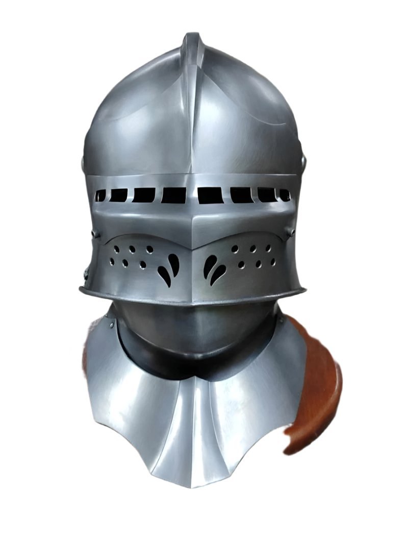 Medieval Helmet | Viking Battle Ready SCA Helmet I LARP Fantasy Armor Helmet | Knight Helmet - Cosplay Replica Custume Helmet| Best Gift - Retro Handicrafts