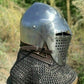 Medieval Helmets Bascinet Medieval HMB Combat SCA Battle Ready Helmet Costume Knight Cosplay Gift - Retro Handicrafts