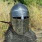 Medieval Helmets Bascinet Medieval HMB Combat SCA Battle Ready Helmet Costume Knight Cosplay Gift - Retro Handicrafts