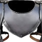 Medieval Iron Gorget and Spaulders Set | Handmade Steel Armor for LARP and Historical Reenactments