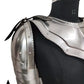 Medieval Iron Gorget with Pauldrons & Gothic Spaulders Armor - Retro Handicrafts