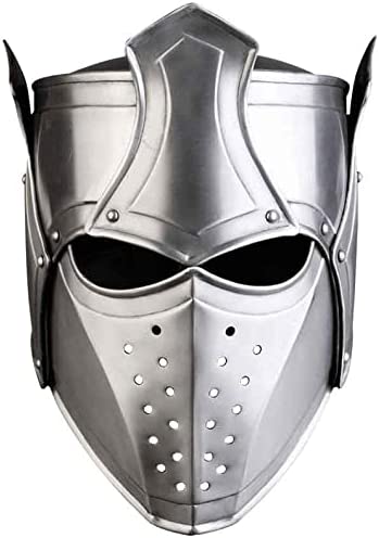 Medieval Kaldor 18 Gauge Steel Helmet ~ Crusader Knight Helmets ~ Best Gift for Him - Retro Handicrafts