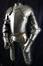 Medieval Knight Armor Suit, Wearable 18G Steel Replica Gift - Retro Handicrafts