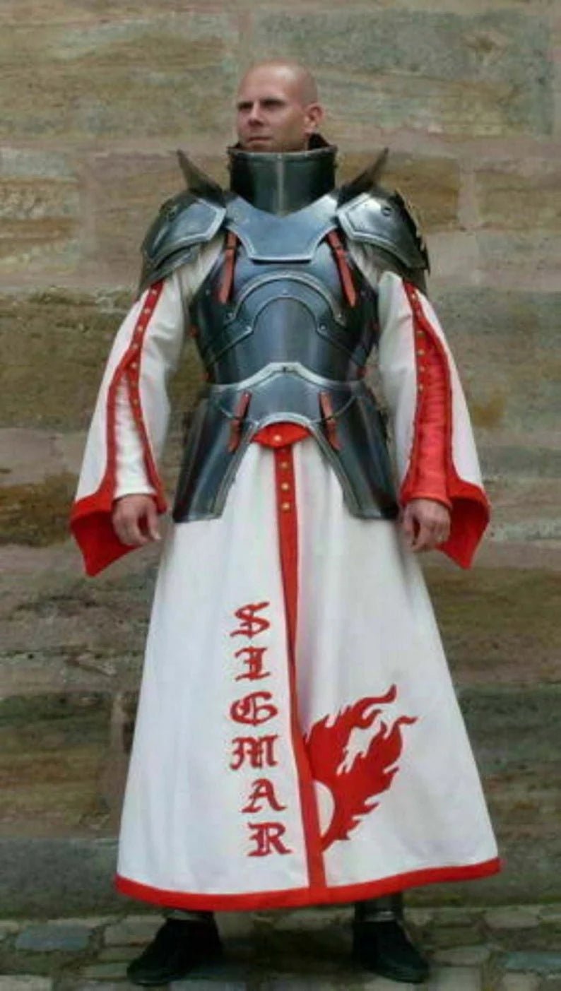 Medieval Knight Black Suit Of Armor Combat Full Body Armor Wearable Knight Body Armor Suit Replica~ Decorative Black Armor. - Retro Handicrafts