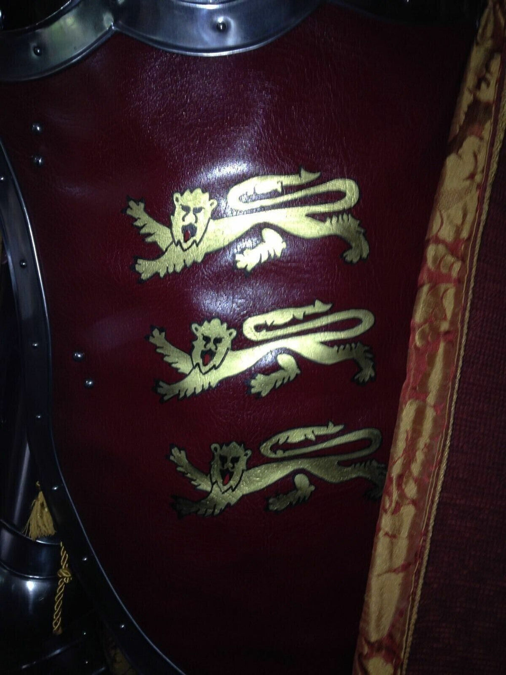 Medieval Knight Brass Wearable Suit Of Armor Crusader Combat Full Body Armor - Retro Handicrafts