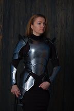 Medieval Knight Female Costume Steel Armor, Lady Cuirass Costume Armor Suit, Brave Lady Armor Suit, Queen of The Armor - Retro Handicrafts