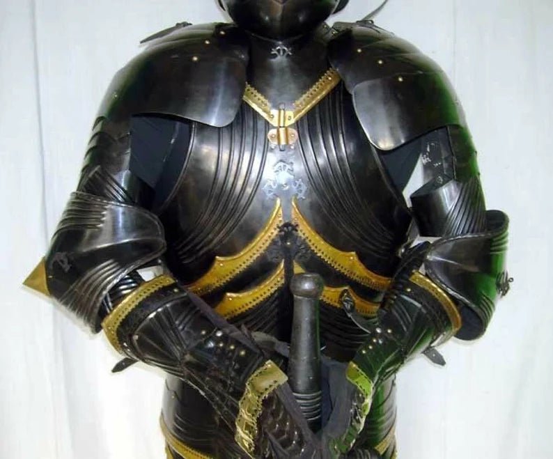 Medieval Knight German Armour Suit ~ Combat Full Body - Retro Handicrafts