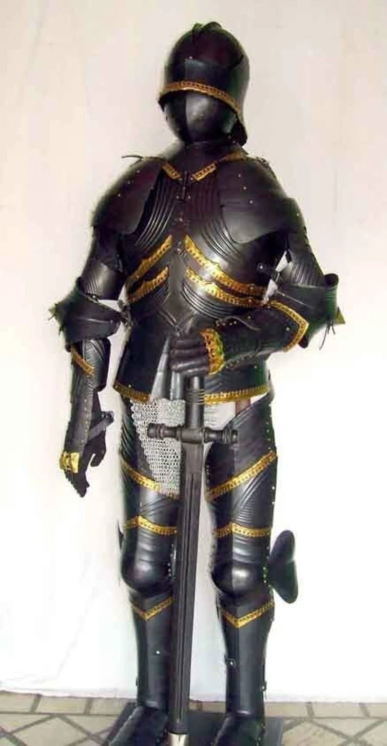 Medieval Knight German Armour Suit ~ Combat Full Body - Retro Handicrafts