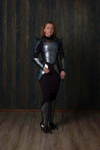 Medieval Knight Lady Armour Suit, Lady Armour Costume - Retro Handicrafts