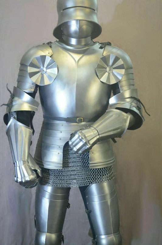 Medieval Knight Wearable Suit Of Armor Crusader Gothic Full Body Armour Suit - Retro Handicrafts