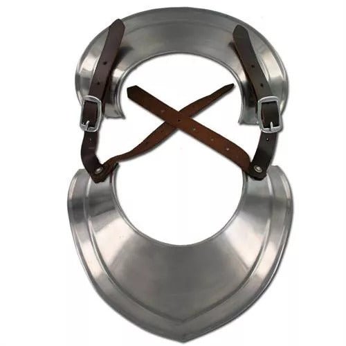 Medieval Knights Templar Gorget Neck Plate Armor for Reenactments - Retro Handicrafts