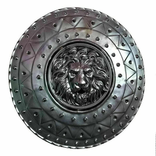 Medieval Shield Lion Legion Shield Templar Viking Norman Knight Iron Shield - Retro Handicrafts