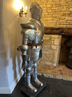 Medieval silver knight suit of Armor - Full Body Armor Costume - Retro Handicrafts