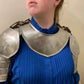 Medieval Steel Pauldrons, Gorget & Bracers Set LARP Armor - Retro Handicrafts