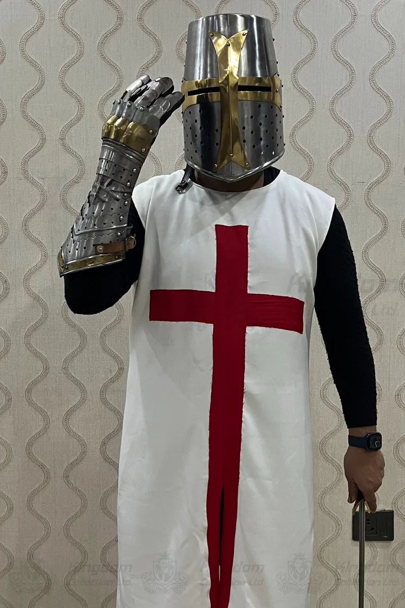 Medieval Templar Knight Costume Christmas Costume Templar Crusader Night Costume Perfect Christmas Costume - Retro Handicrafts