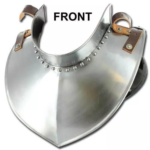 Medieval Templar Knights Standing Collar Gorget 18G Armor - Retro Handicrafts