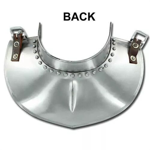 Medieval Templar Knights Standing Collar Gorget 18G Armor - Retro Handicrafts