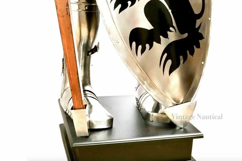 Medieval Templar Suit Of Armour ~ Knight Battle Warrior Armour - Retro Handicrafts