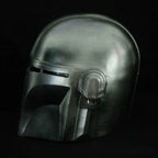 Metal Steel Mandalorian Helmet With Liner and Chin Strap For LARP/Cosplay/Role Play Halloween Costume - Retro Handicrafts
