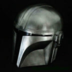 Metal Steel Mandalorian Helmet With Liner and Chin Strap For LARP/Cosplay/Role Play Halloween Costume - Retro Handicrafts