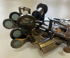 Nautical 5" Solid Brass Working Navigational KELVIN & HUGES LONDON 1917 Sextant In Black Antique - Retro Handicrafts