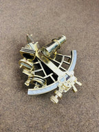 Nautical 9" Solid Brass Working Sextant | Navigational Sextant | Heavy Sextant | Vintage Ship Astrolabe Model Sextant handmade Gift - Retro Handicrafts
