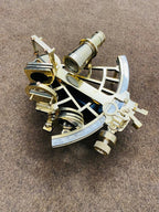 Nautical 9" Solid Brass Working Sextant | Navigational Sextant | Heavy Sextant | Vintage Ship Astrolabe Model Sextant handmade Gift - Retro Handicrafts