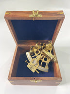 Nautical Brass Sextant With Wooden Box | Navigational Sextant | Real Sextant | Vintage Antique Marine Sextant | Collectible Gift - Retro Handicrafts
